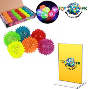 Light Up Spike Bouncing Ball - 1 Piece