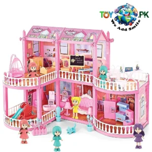 Build & Play Dollhouse with Accessories