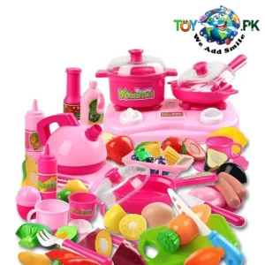 Kitchen Tea Play Set with Fruits Veggies