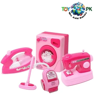 Realistic 4 Piece Home Appliance Playset